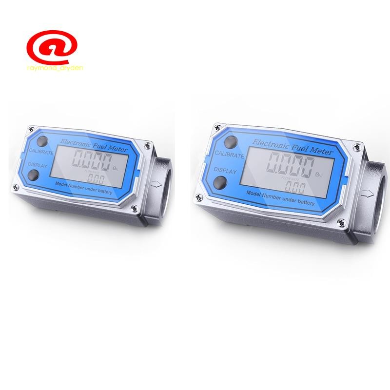 Flow Meter Digital LCD Display, NPT Counter Waterproof Oil Flow Meter ...