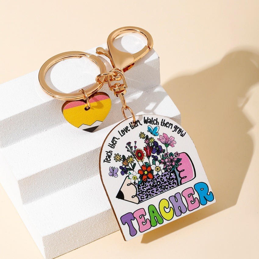 Keychain Hari Guru Selamat Hari Guru Gift Teacher's Day Gift Keychain ...