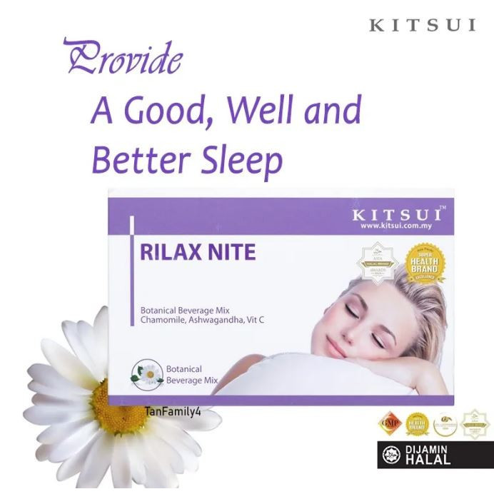 Kitsui Rilax Nite Botanical Beverage Mix | Shopee Malaysia