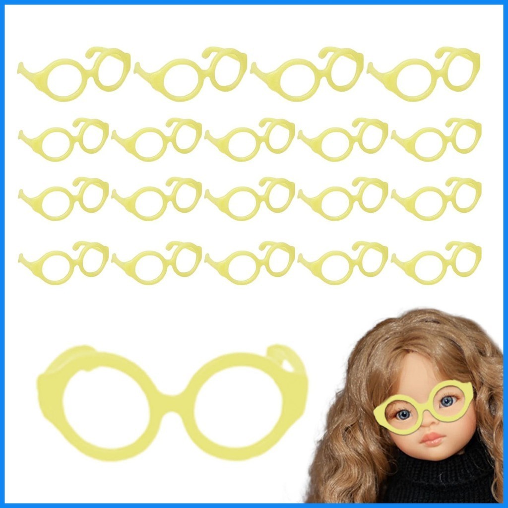 Doll Glasses Lensless Eyeglasses for Dolls Doll Eyewear 20Pcs Small ...