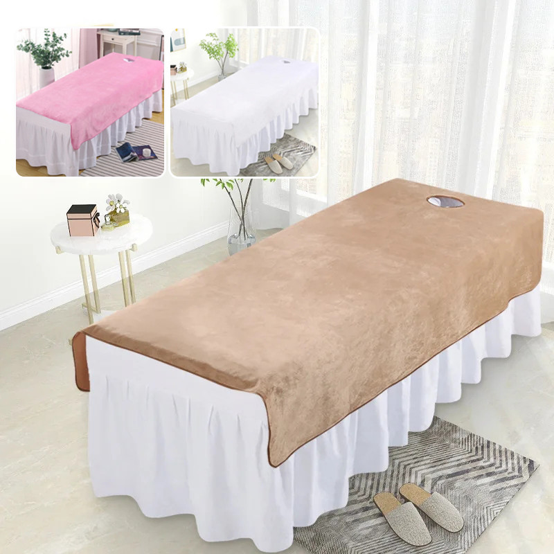 Beauty Salon Spa Bed Sheets Thickened Massage Bed Table Cover Bedspread Soft Salon Sheets With 4530