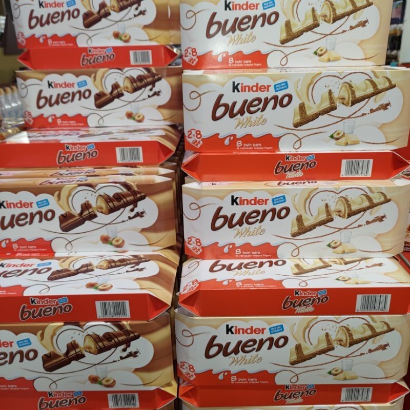 Coklat Kinder Bueno 50gm 100gm Milk Hazelnut Kinder Bueno 117gm 129gm ...