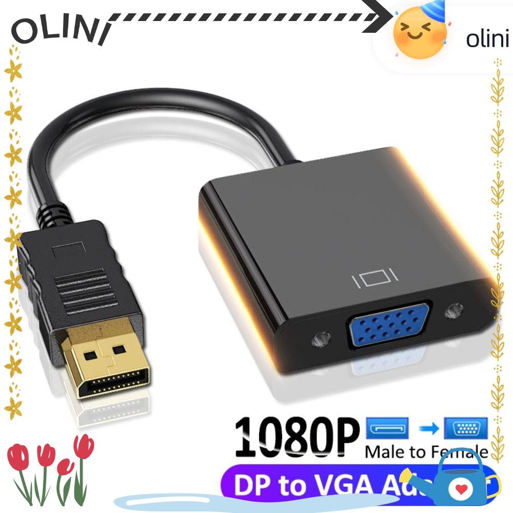 OLINI Converter, DTV HDVD Adapter, Portable DP to VGA Laptop TV Display ...