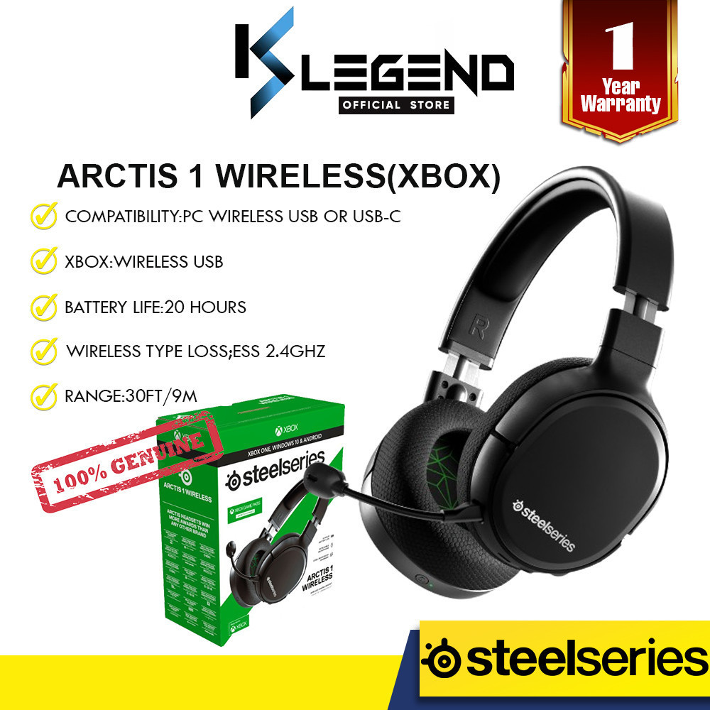 SteelSeries Arctis 1 Wireless Gaming Headset For Xbox 61502 Shopee Malaysia