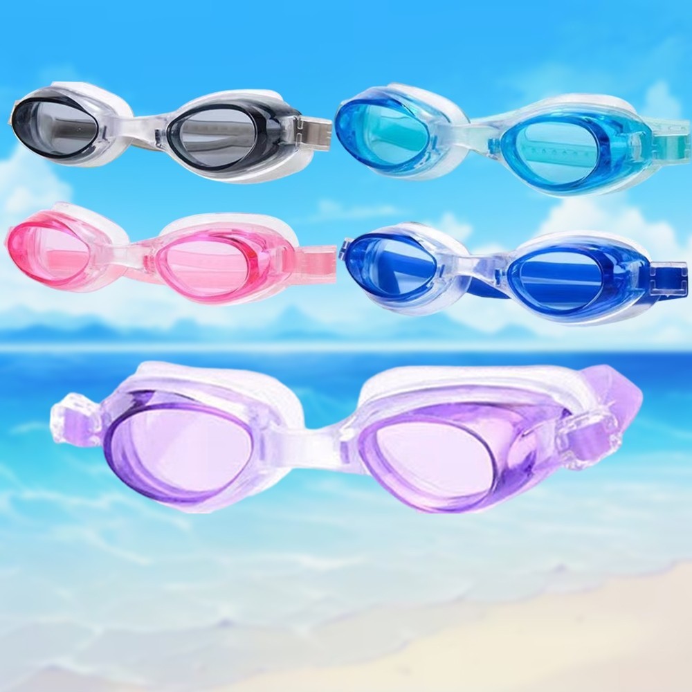 Easy Home High Quality Adult Kids Adjustable Transparent Swim Goggles ...