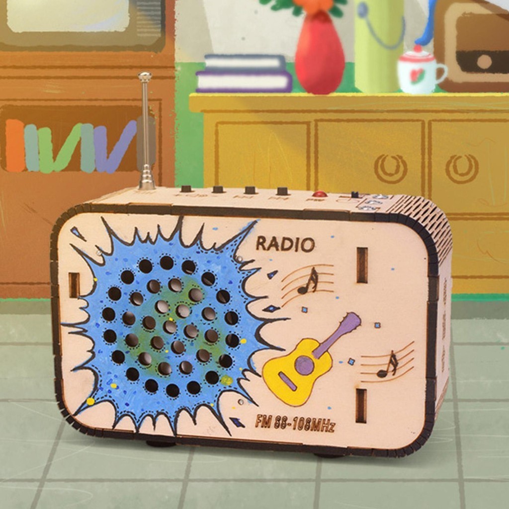 Radio Genius Portable DIY AM/FM Radio Kit For Audio Enthusiasts of All