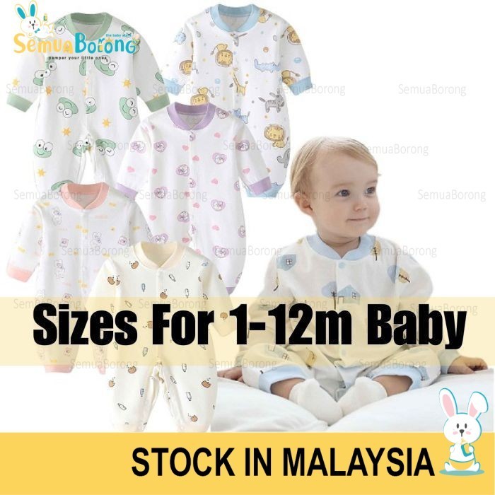 (1-12m) Newborn Baby Rompers Jumpsuit Baby Clothes Baby Shirt Baby Girl ...