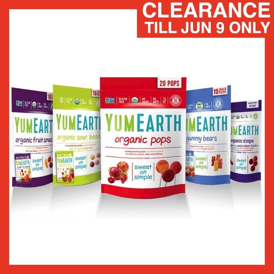 (FRESH BATCH) EW YumEarth Organic Assorted Lollipops Yum Earth Candy