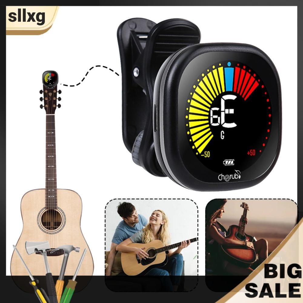 Digital Guitar Tuner VA Display Rechargeable Guitar Tuner Battery