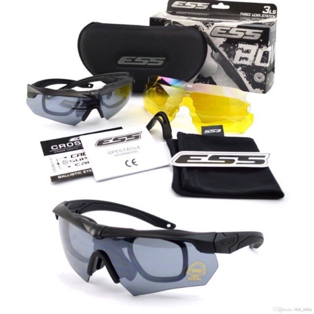 ESS tactical sunglasses UV protection military glasses | Shopee Malaysia