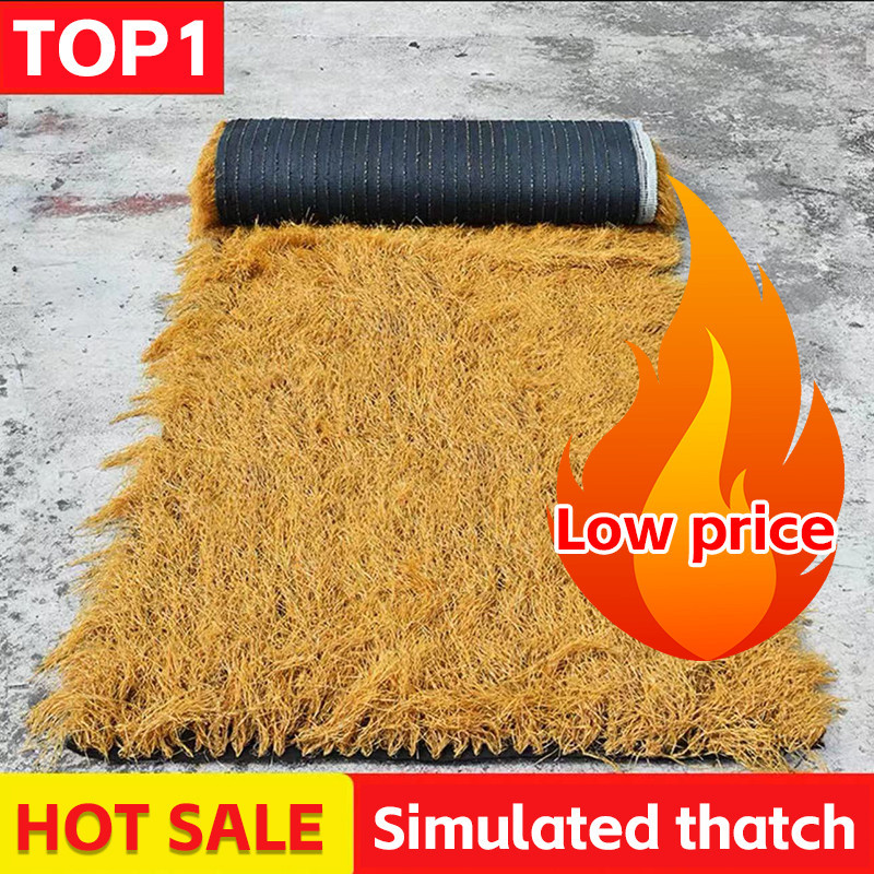 2m*16m Simulation Thatch Gazebo Grass House PE Plastic Straw Thatched ...