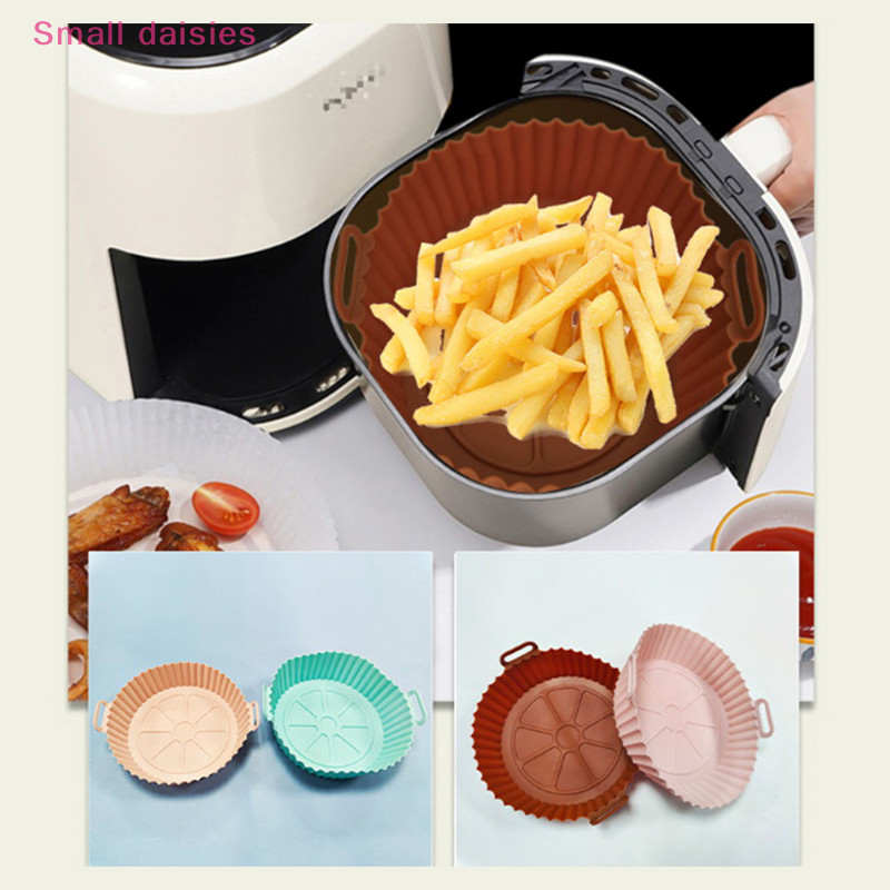 [Small daisies] Air Fryer Silicone Basket Reusable Silicone Mold For ...