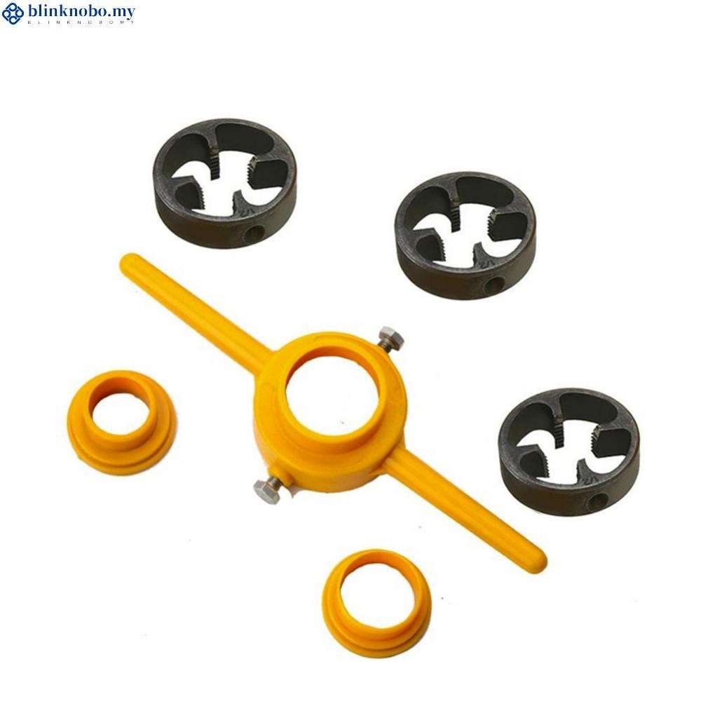 6pcs Pipe Threader Set Manual Thread Maker PVC Plumbing Tool 1/2 3/4 1