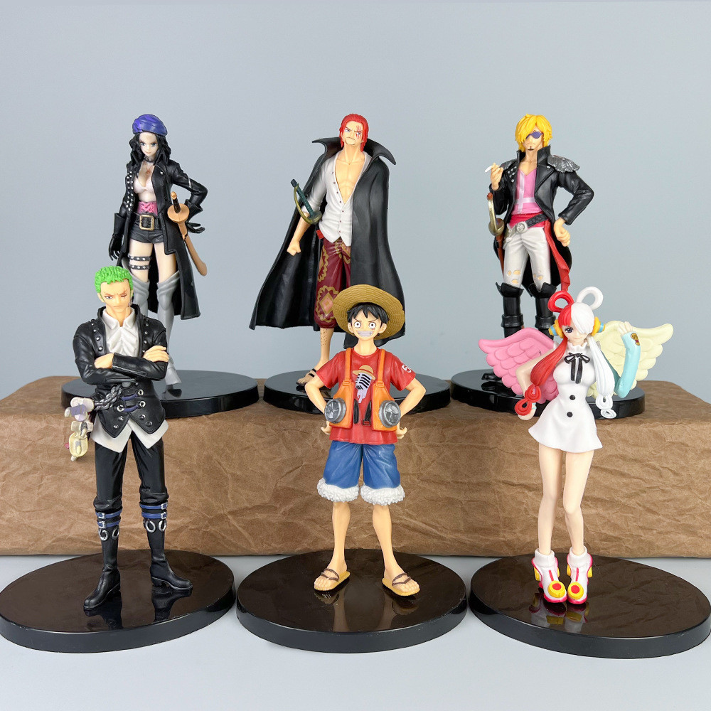 One Piece Hand-Made Anime Theatrical Version DXF Luffy Shanks Red ...