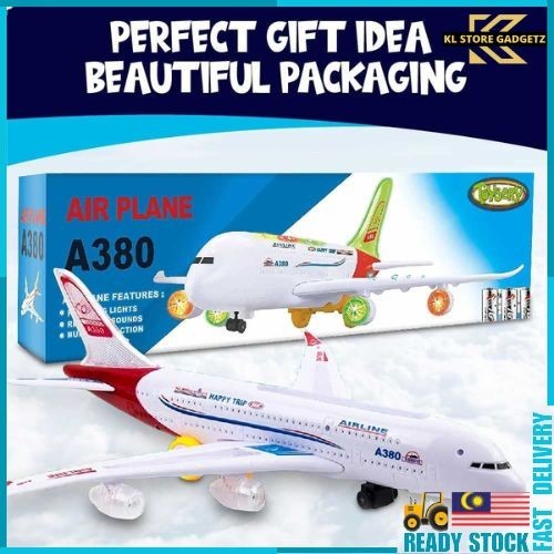 45cm airbus A380 aircraft moving eletric Aeroplane Toys Kids Electric ...