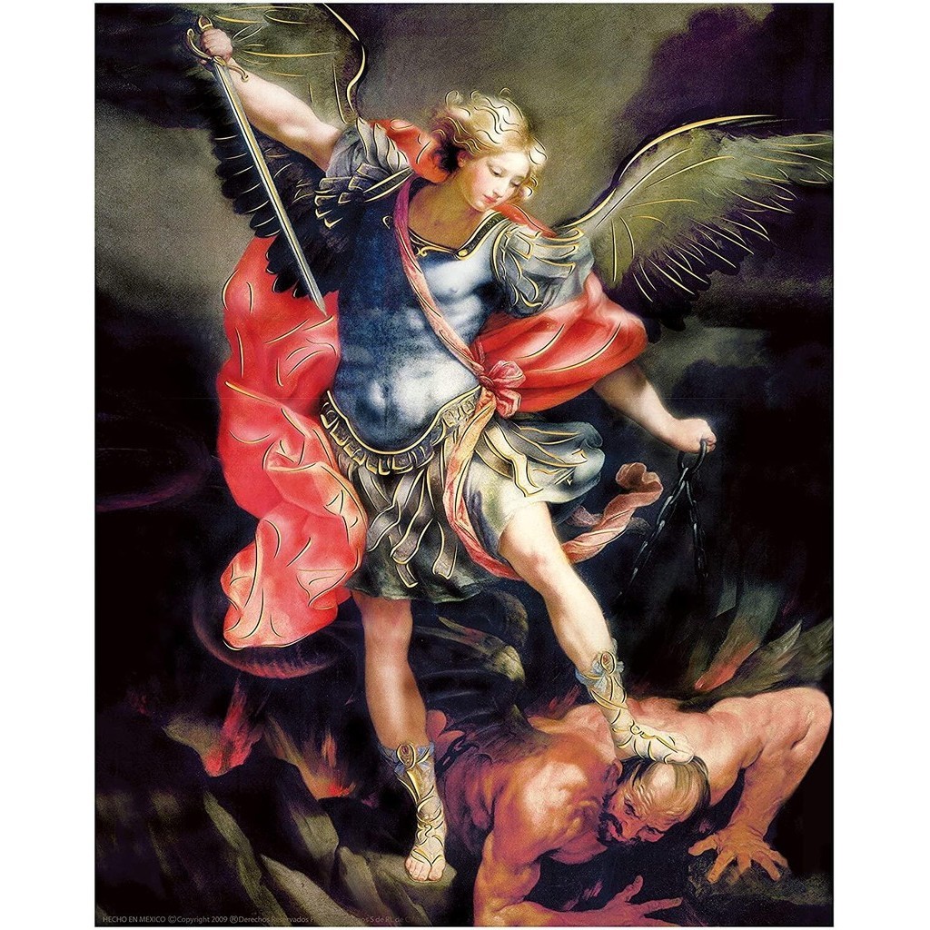 Saint Michael The Archangel Religious Wall Art Print Poster Decor ...