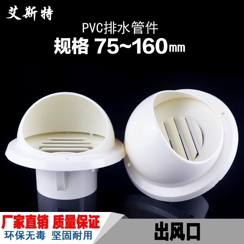 Pvc Hood Exterior Wall Windproof Cover Range Hood Vent Vent Breathable