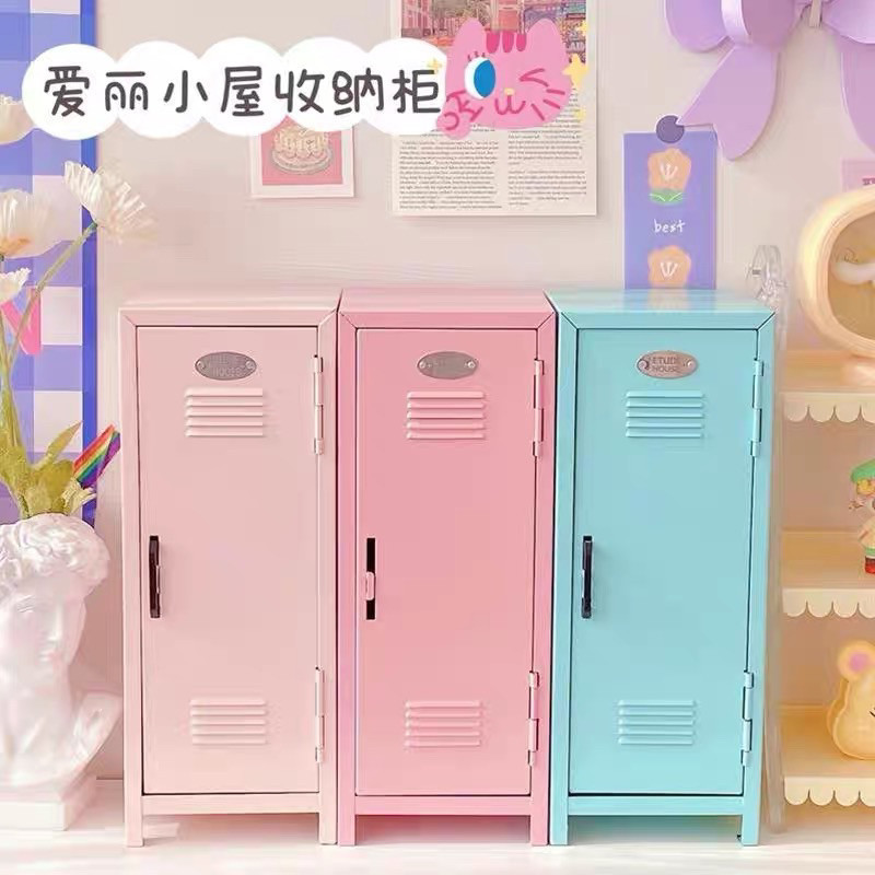 Ready stock Mini iron Locker Storage cabinet Etude House Free lock ...