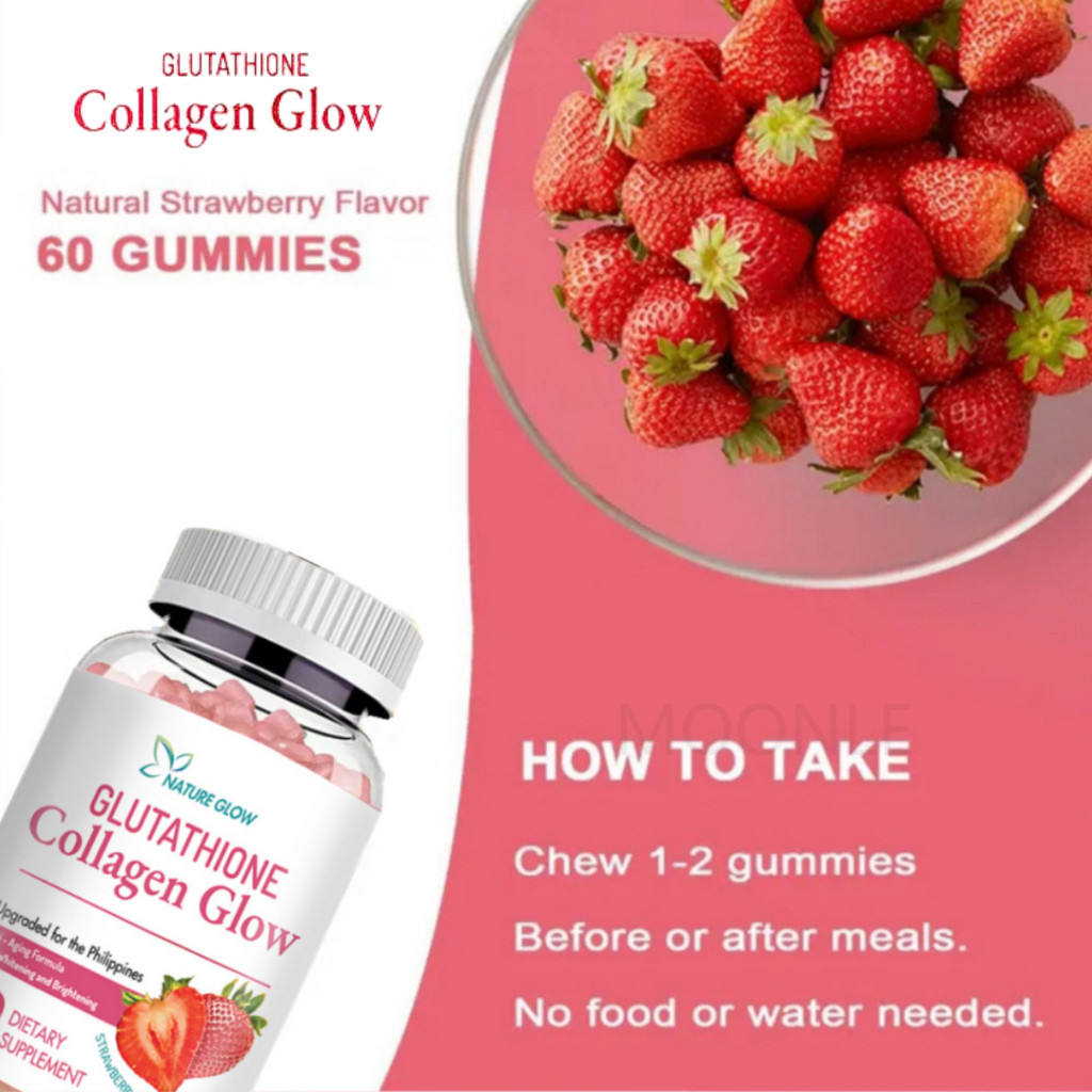 glutathione collagen glow gummies reviews Local Stock】Glutathione Collagen Glow Gummies Collagen Supplement and  Vitamins Anti-Aging, Skin Beauty 60 Gummie Ready