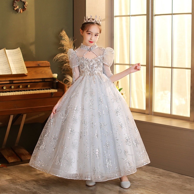 Hildren's Formal Dress Flower Children's Wedding Dress Fluffy Gauze — free download
