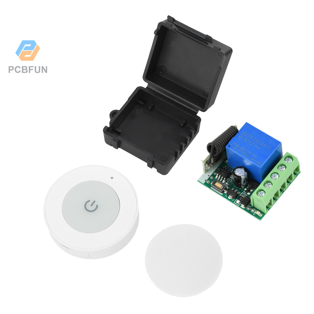 Pcbfun 1-Channel 433Mhz Universal Wireless Remote Control Switch Relay ...