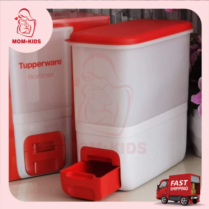 Tupperware RiceSmart Junior 10 kg Bekas Beras Mini Rice keeper Serving ...