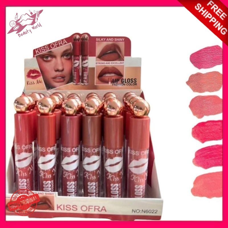 READY STOCK LIP GLOS MATTE COLOR KISS PROOF KISS OFRA 1BOX/24PCS ...