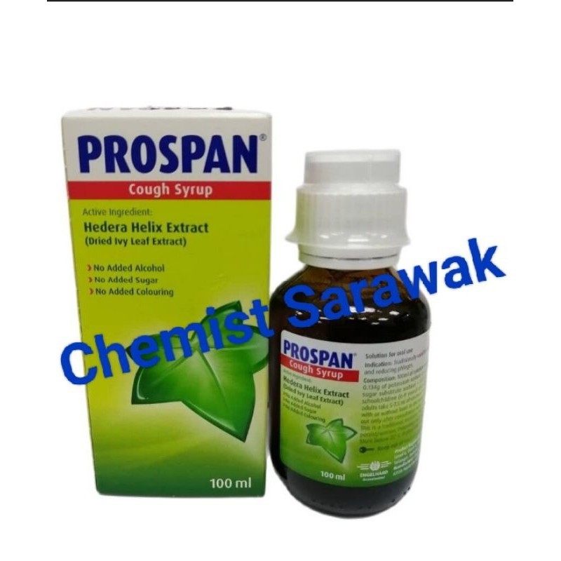 PROSPAN Cough Syrup 100ml (Dried Ivy Leaf Extract) Shopee Malaysia