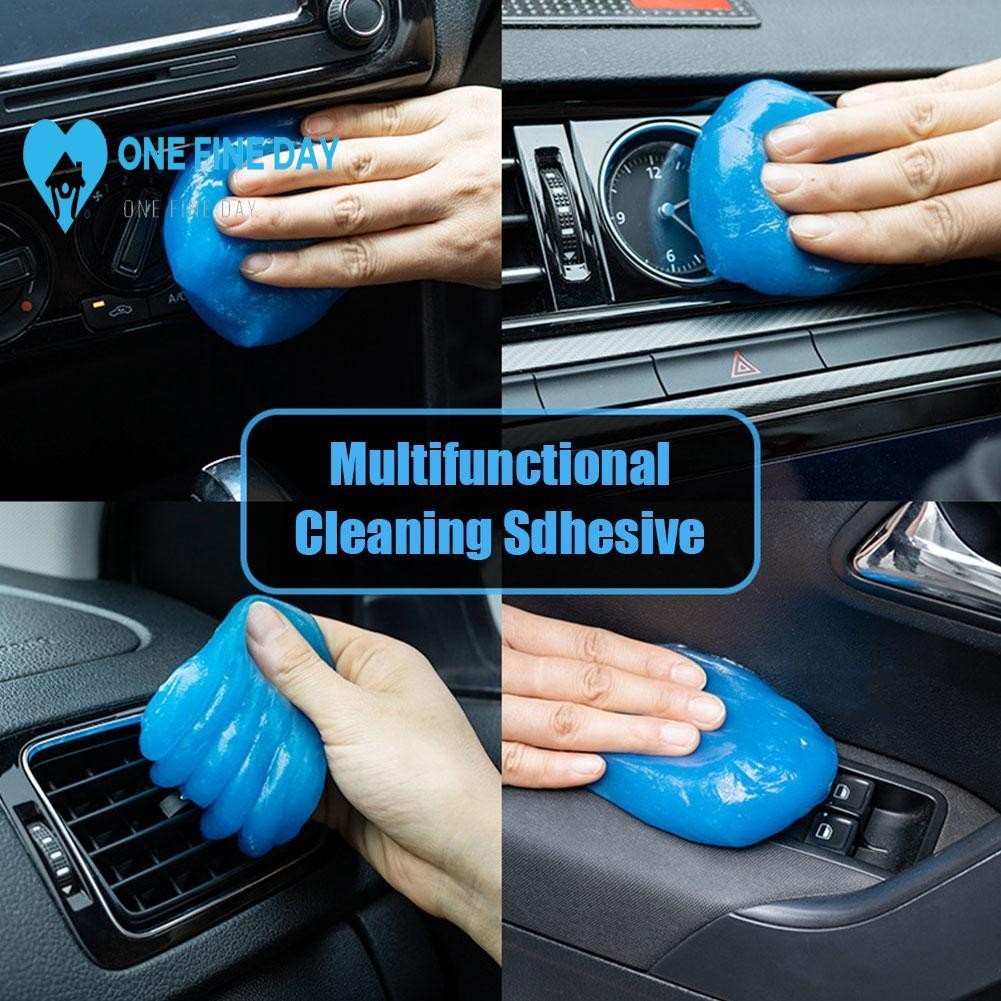 Air Vent Cleaning Tool Kit Removes Dust Soft Rubber Groove Button