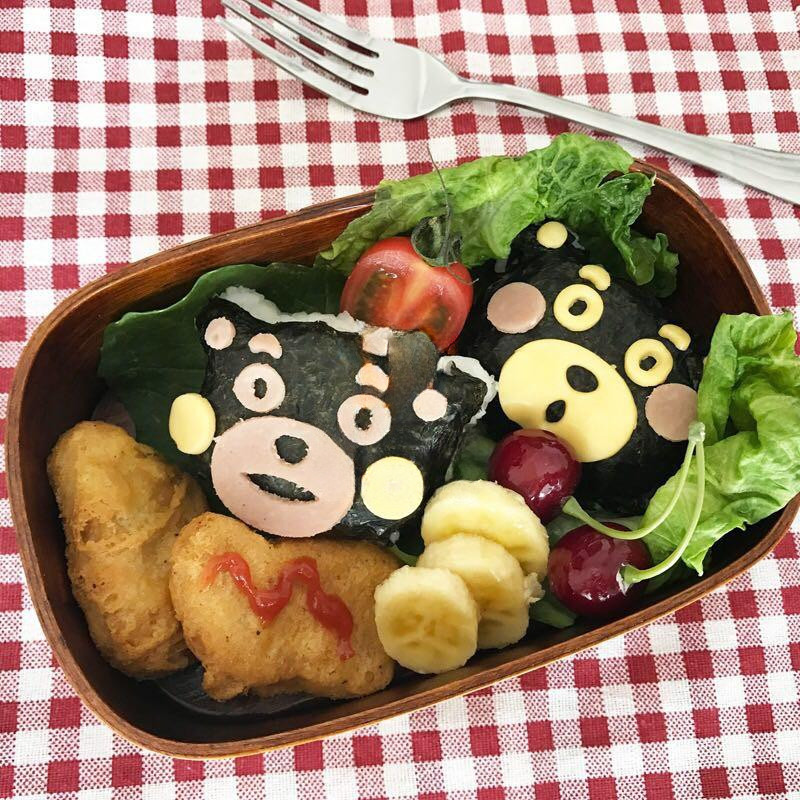 Cartoon Bear Rice Roll Mold Seaweed Sushi Onigiri Mould Making Tool DIY ...