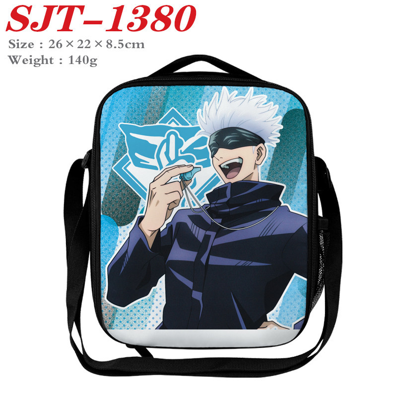 Jujutsu Kaisen Satoru Gojo Colorful Cartoon Canvas Student Lunch Bag ...