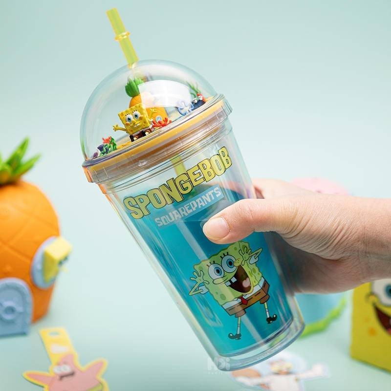 South Korea Crayon Shin-chan cherry blossom double plastic sippy cup ...