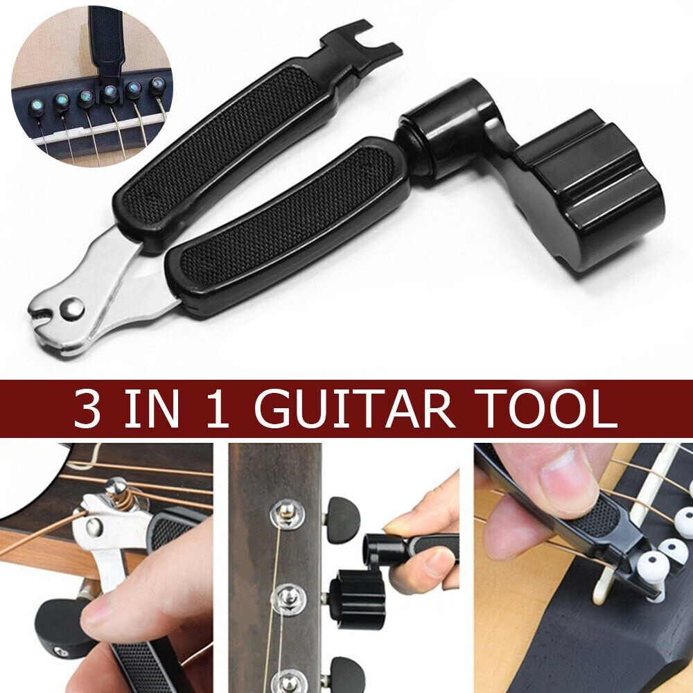 Multifunctional Black Guitar String Winder Cutter & | Ubuy