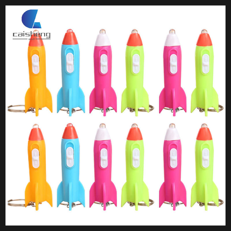 12 Pcs Keychain Astronaut Party Favors Handbag Pendant Rockets Modeling