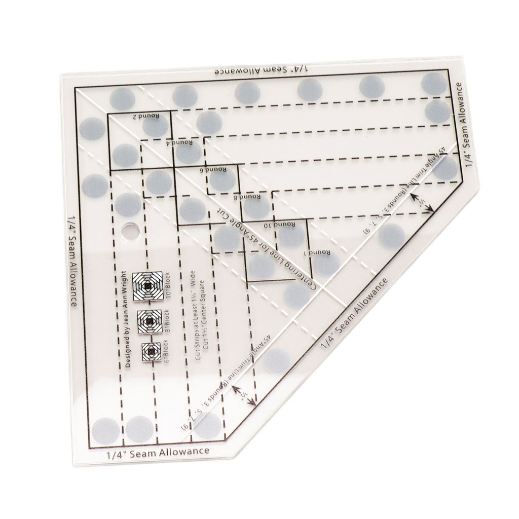 Mini Quilt Ruler Transparent Acrylic Precise Scale DIY Trim Tool ...