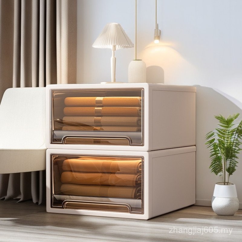 [5.5,000 People Praise] Storage Box Drawer Storage Transparent Plastic ...