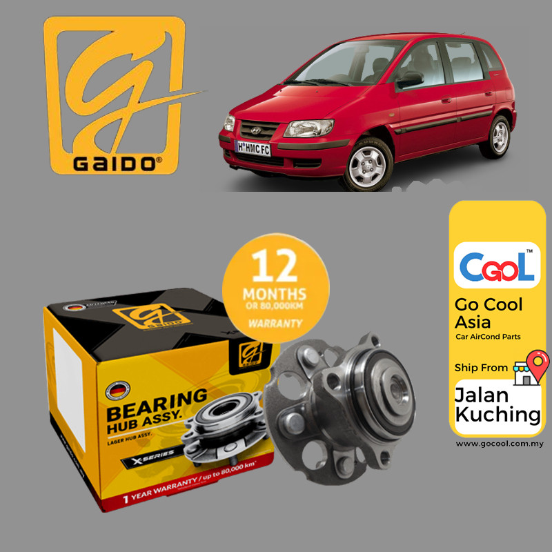 Gaido X-Series Rear Wheel Bearing Hub - Hyundai Matrix / Elantra ...