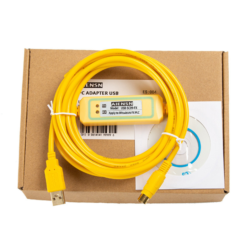 Compatible with Mitsubishi plc Programming Cable FX1N/1S/2N/3U3GA Data ...