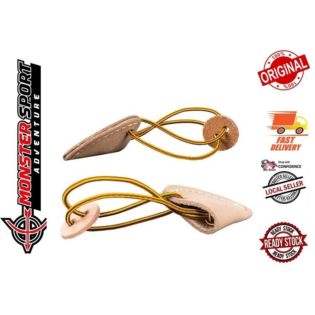 Buck Trail Archery Tip Suede Leather Protector and String Keepers Limb ...