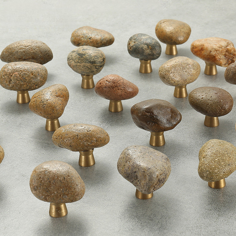 Elegant Stone Cabinet Pulls for Single-Hole Drawer Handles | Shopee ...