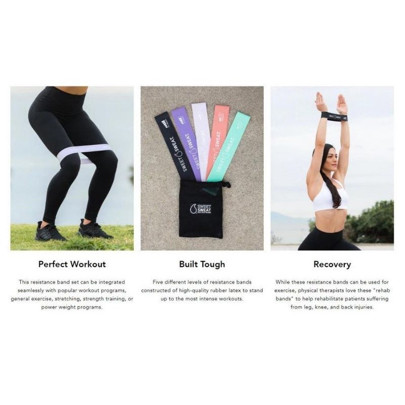 Sweet sweat resistance training bands sale