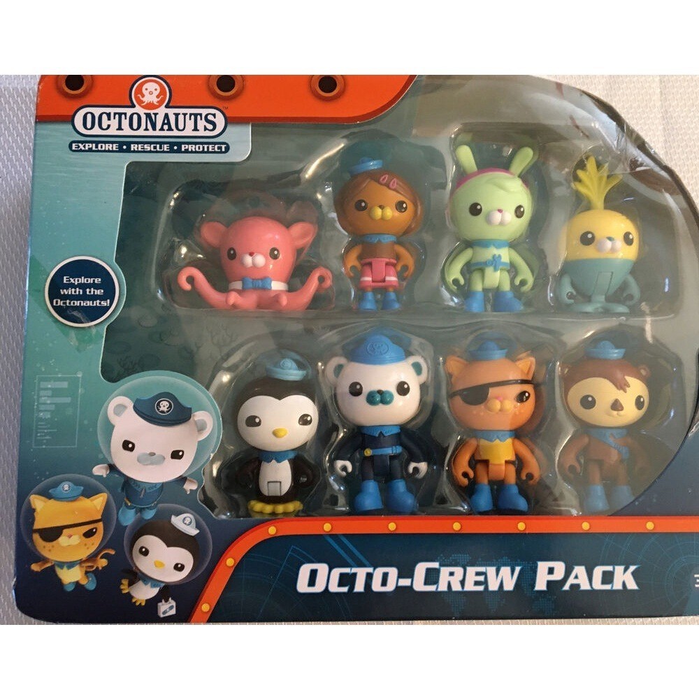 Fisher-Price Octonauts OCTO-CREW Figure 8 Pack Kwazii Barnacles Peso ...