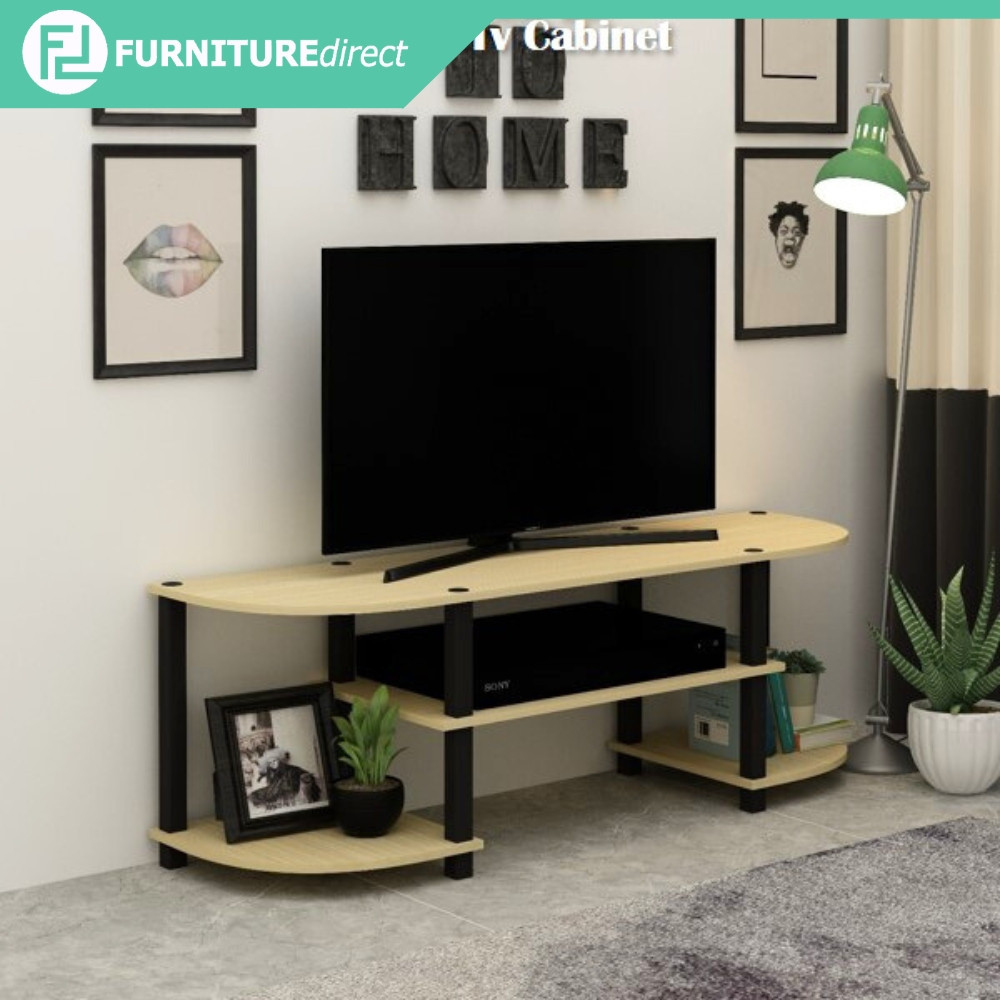 Furniture Direct 4ft Flexi pole TV Cabinet rack rak rak tv murah tv rak ...