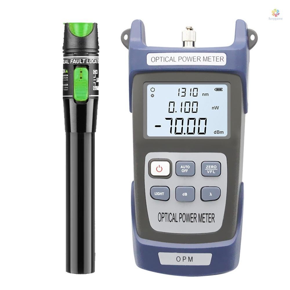 Portable Lightweight Optical Power Meter Visual Fault Locator Set High ...