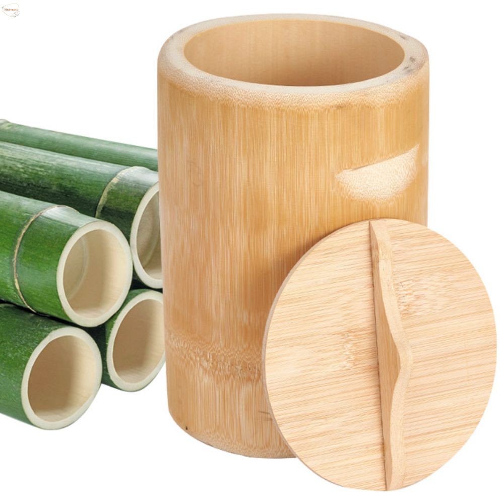 MXBEAUTY Bamboo Cooking Pot, Reusable Natural Bamboo Steamer Rice ...