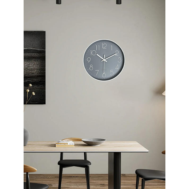 Student Learning Clock Clock Simple All-Match Mute Perforation-Free ...