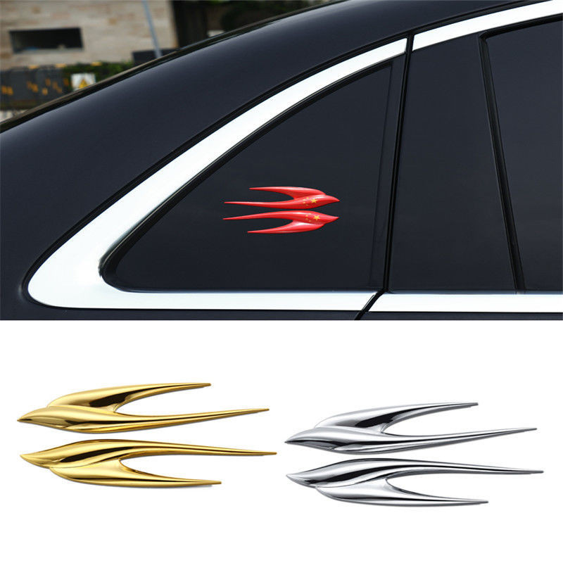 Three-dimensional Swallow Label Extended Car Label Label Unique Car 3D ...