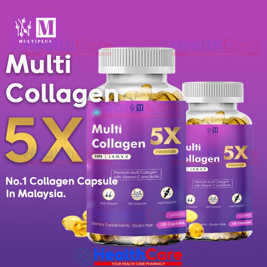 MULTIPLUS Multi Collagen 5X 120 Capsules | Shopee Malaysia