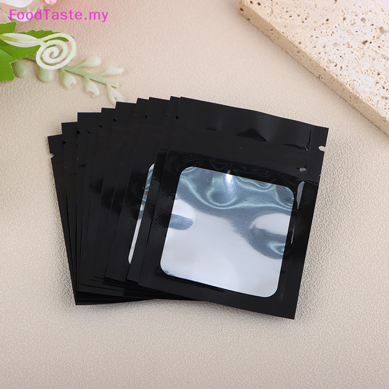 FoodTaste 10Pcs 6*8cm Cartoon Laser Mini Ziploc Bag 1g Candy Gummy