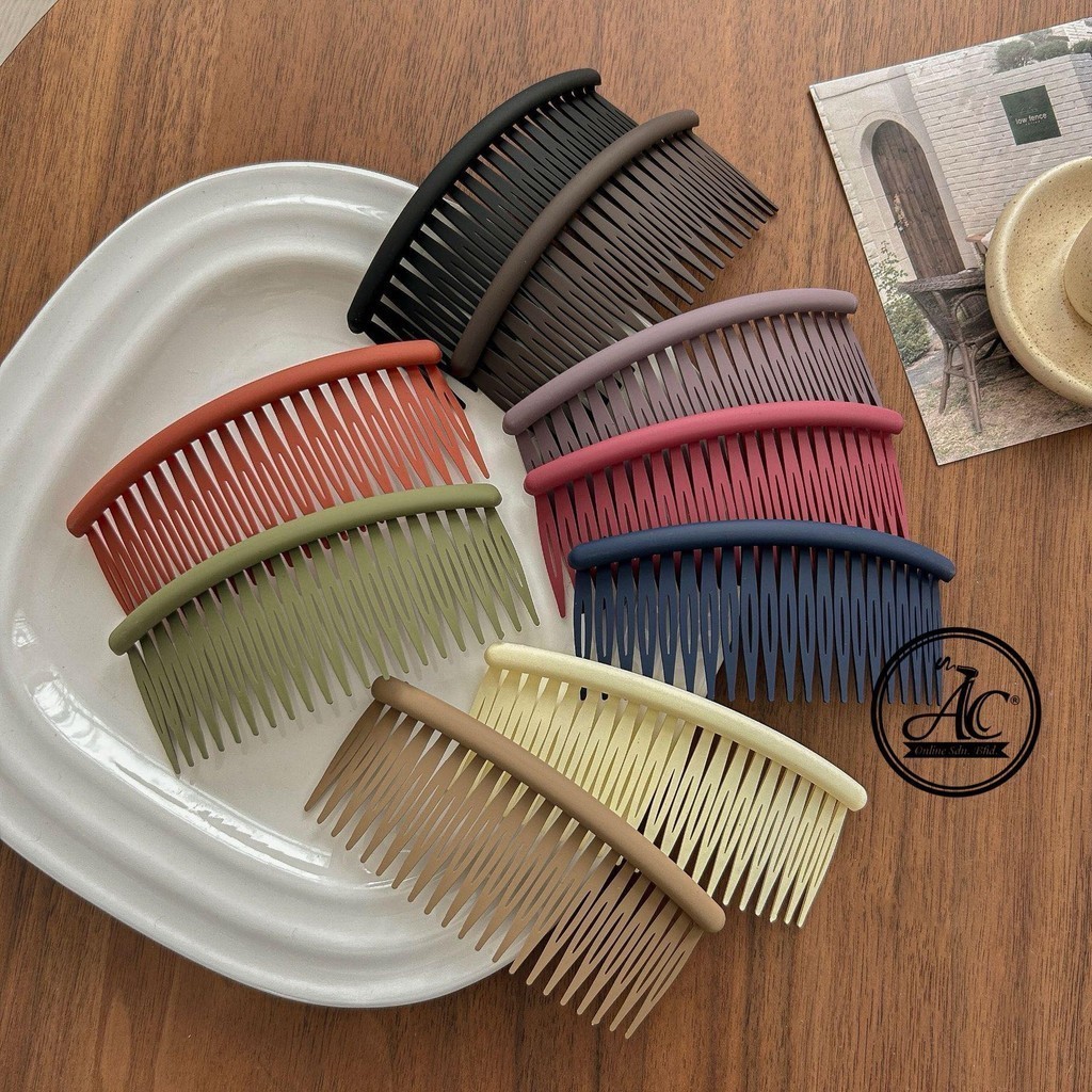 Matte Bangs Broken Hair Clip Comb Tooth Simple Hairpin Hair Accessories ...